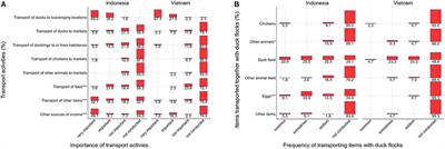 Transport of Moving Duck Flocks in Indonesia and Vietnam: Management Practices That Potentially Impact Avian Pathogen Dissemination